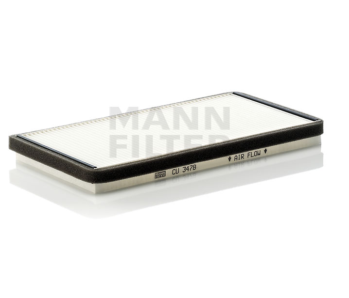 Filter, zrak notranjega prostora MANN-FILTER CU 3478 primeren za VW, BMW, RENAULT, AUDI, MERCEDES-BENZ poceni
