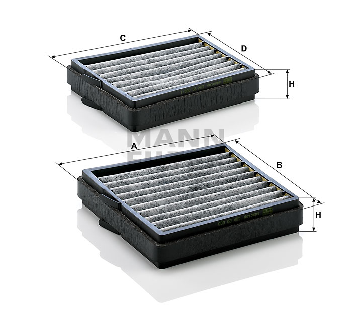 MANN-FILTER A2038302118 Kupéfilter