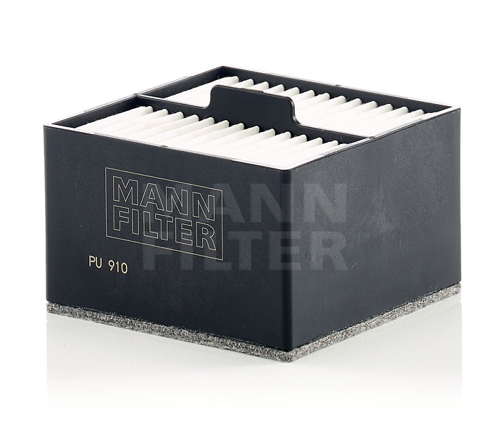 Fuel filter MANN-FILTER PU 910 suitable for BMW, VW, AUDI, MERCEDES-BENZ, FORD at cheap price