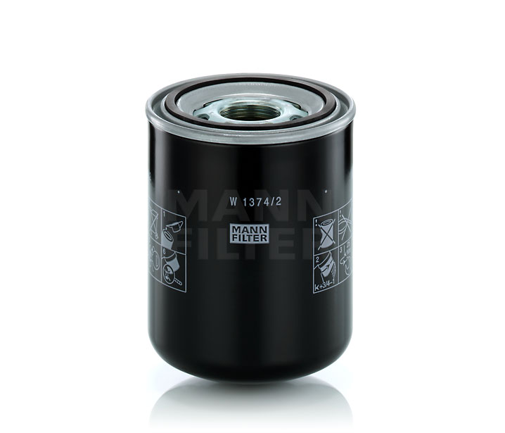MANN-FILTER Filtro, sistema hidráulico operador W 1374/2