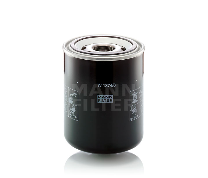 Filter, Arbeitshydraulik MANN-FILTER W 1374/6 passend für VW, MERCEDES-BENZ, BMW, AUDI, OPEL zum günstigen Preis