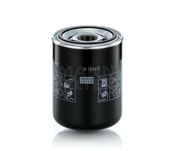 Oljefilter MANN-FILTER W 1374/7 som passar till VOLVO, VW, BMW, AUDI, MERCEDES-BENZ billigt