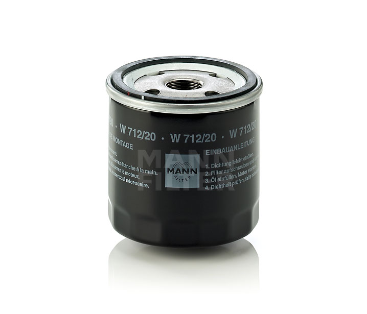 MANN-FILTER W 712/20 oljefilter AUDI 200 C2 Sedan (43)