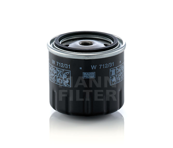 Ölfilter MANN-FILTER W 712/31 passend für VW, AUDI, BMW, MERCEDES-BENZ, FORD zum günstigen Preis