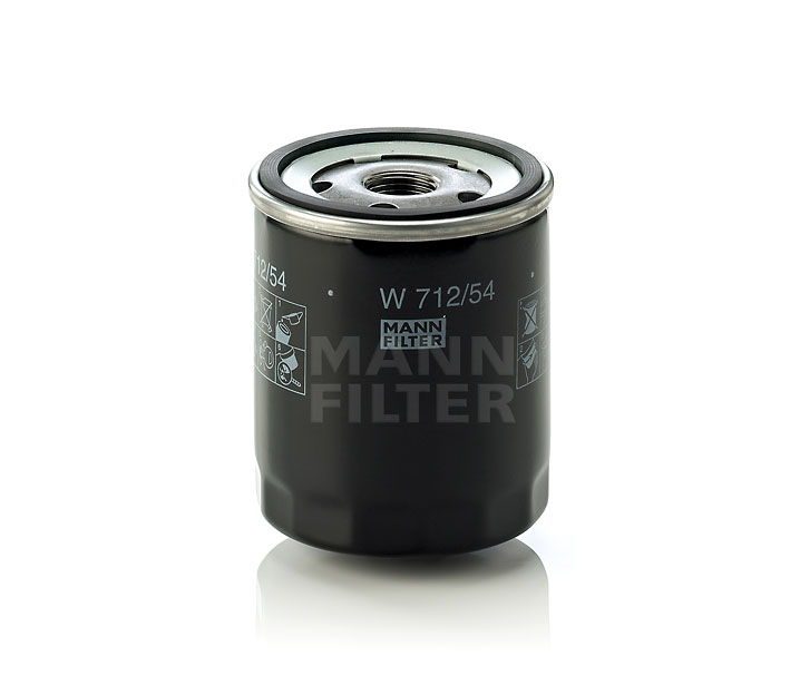 originale Skoda OCTAVIA MANN-FILTER Oliefilter W 712/54