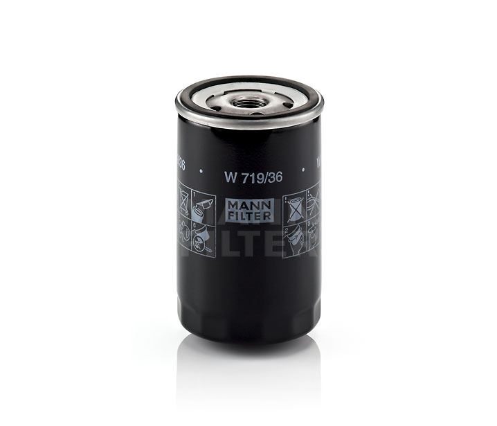 Oil filter MANN-FILTER W 719/36 suitable for LAND ROVER, JAGUAR, JEEP at cheap price