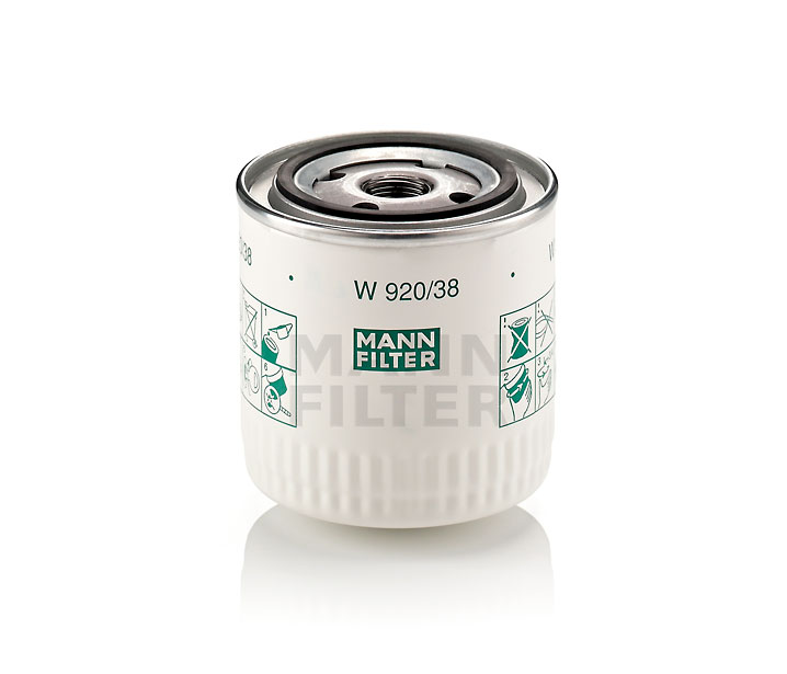 originale Volvo V50 MANN-FILTER Motorolie filter W 920/38