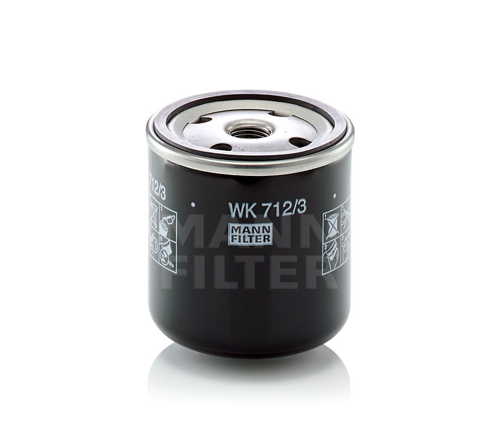 Filtro de combustível MANN-FILTER WK 712/3 adequados para RENAULT, BMW, VW, MERCEDES-BENZ, PEUGEOT barato