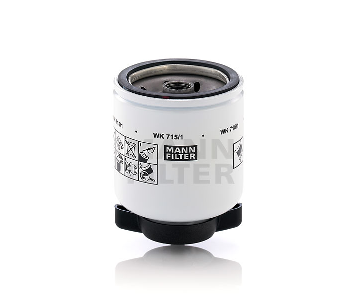 Kraftstofffilter MANN-FILTER WK 715/1 passend für VW, AUDI, BMW, MERCEDES-BENZ, FORD zum günstigen Preis