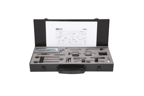 Reguliavimo įrankių rinkinys, veleno nustatymo įrankiai KS TOOLS 400.2225 tinka AUDI, VW, FORD, SKODA, SEAT pigu