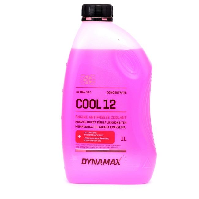 Antifrizas DYNAMAX 500143 tinka AUDI, VW, MERCEDES-BENZ, TOYOTA, OPEL pigu