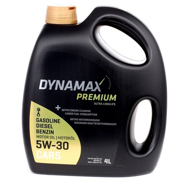 Huile moteur DYNAMAX Premium, Ultra LongLife 500521 appropriées pour RENAULT, PEUGEOT, VW, CITROËN, BMW pas cher