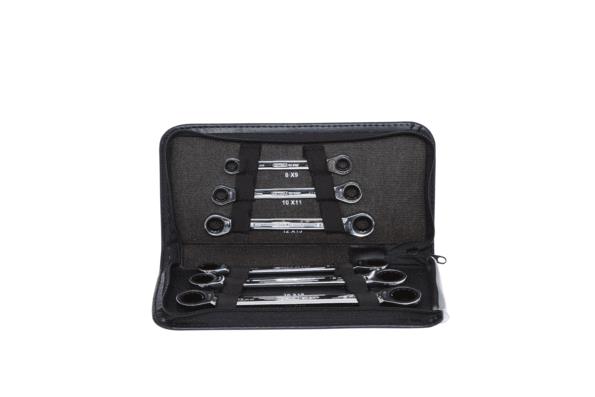 Serie di chiavi a cricco doppie poligonali KS TOOLS 503.4557 adatti per FIAT, VOLKSWAGEN, BMW, MERCEDES-BENZ, AUDI prezzi economici