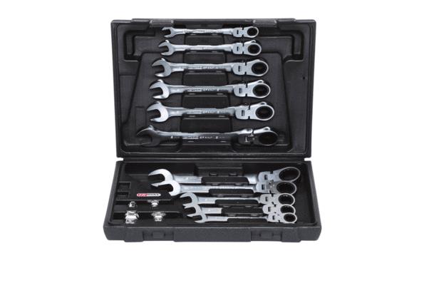 Set ratelringsteeksleutels KS TOOLS 503.4766 geschikt voor VOLKSWAGEN, BMW, MERCEDES-BENZ, OPEL, FORD goedkope