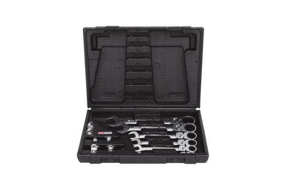 Räikkä-kiintolenkkiavainsarja KS TOOLS 503.4867 sopivat MERCEDES-BENZ, VW, BMW, TOYOTA, VOLVO halvalla