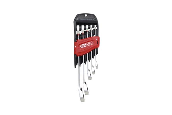 Räikkä-kiintolenkkiavainsarja KS TOOLS 503.4955 sopivat MERCEDES-BENZ, VW, BMW, TOYOTA, VOLVO halvalla