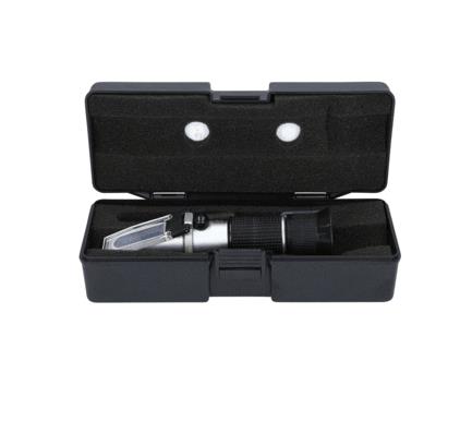 Pakkasneste- / akkuhappotestaaja (refraktometri) KS TOOLS 550.1285 sopivat MERCEDES-BENZ, VW, BMW, TOYOTA, VOLVO halvalla